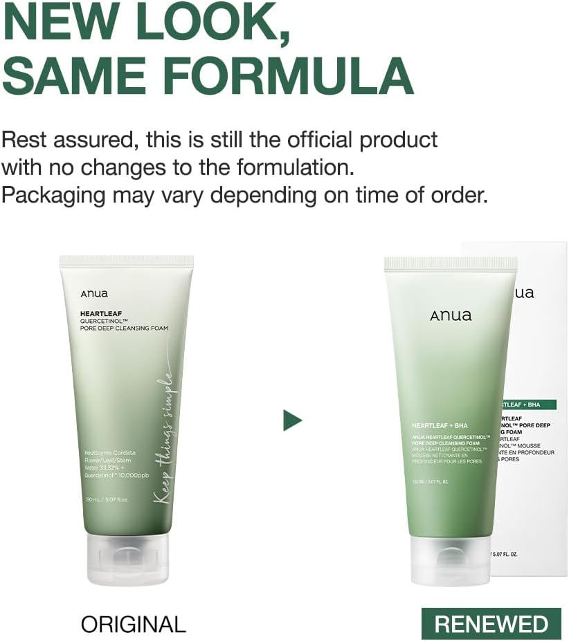 ANUA Heartleaf Quercetinol Pore Deep Cleansing Foam 150ml