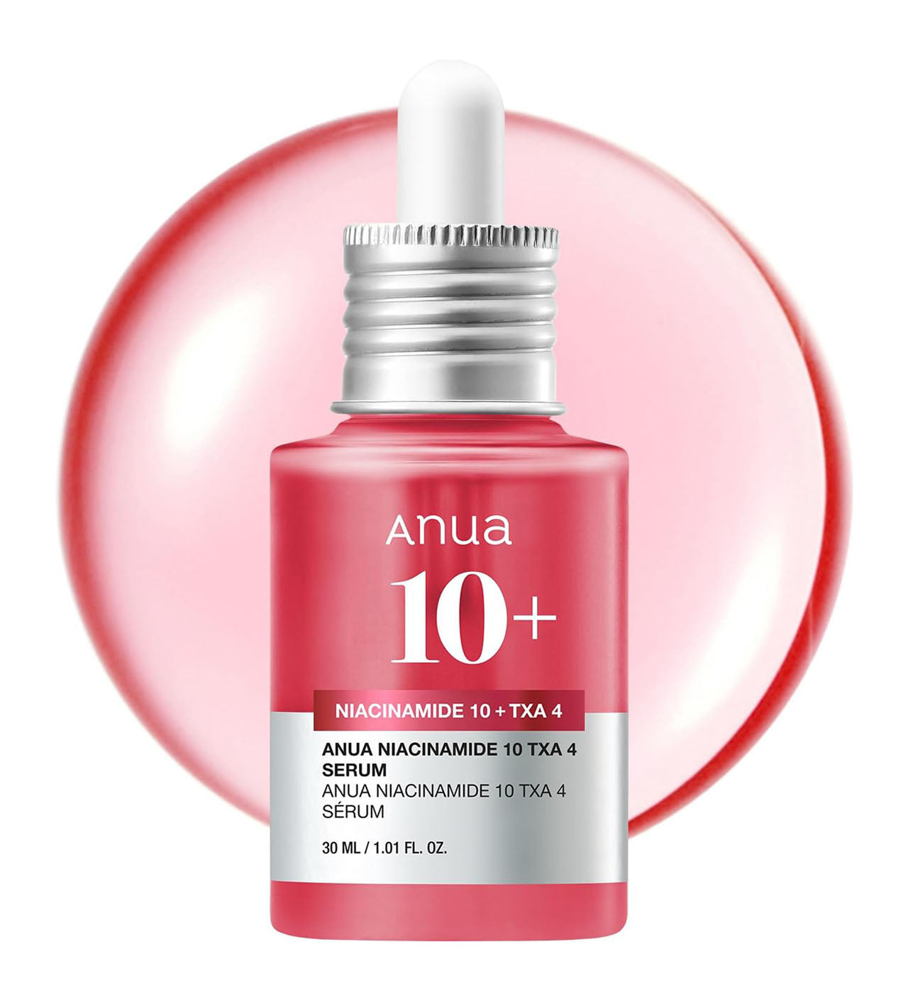 ANUA 10% Niacinamide+ 4% TXA Serum, Ceramide, Hyaluronic Acid, Tranexamic Acid, Vitamin B12, Dark Spot Serum 30ml