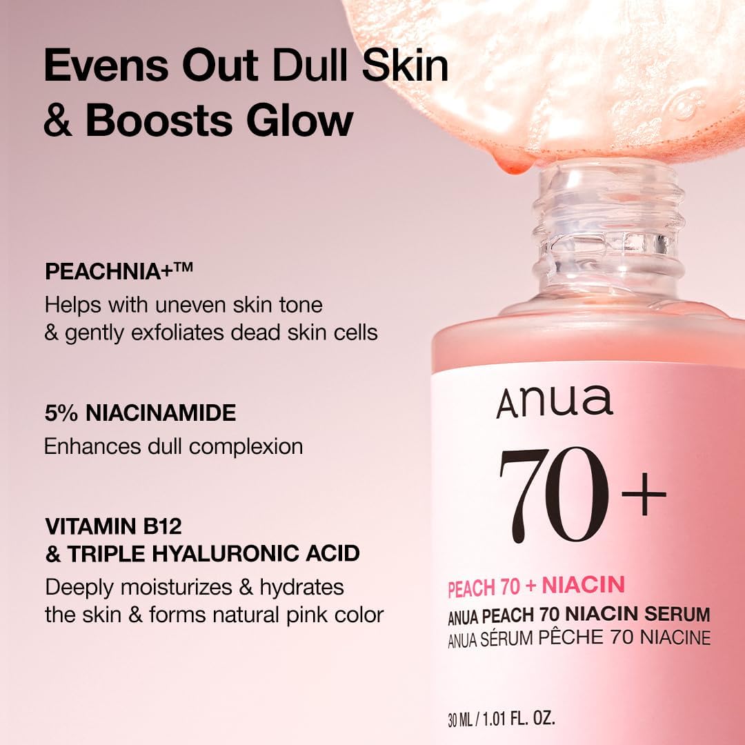 ANUA Peach 70 Niacinamide Serum 30ml