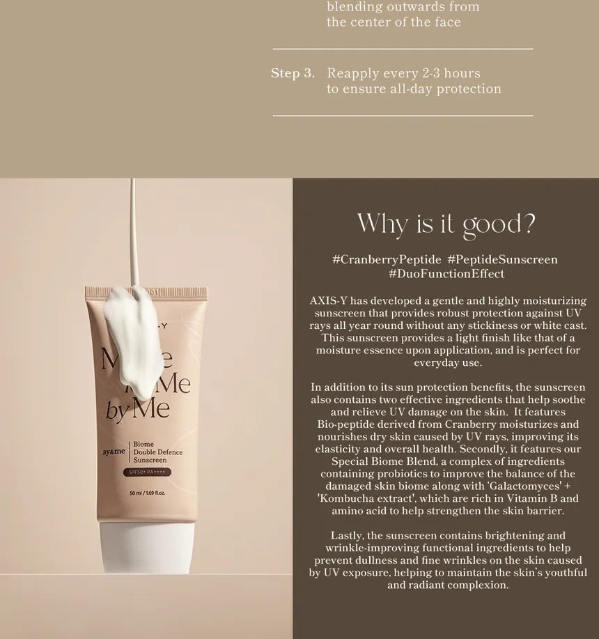 AXIS - Y - Biome Double Defense Sunscreen