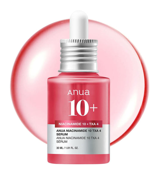 ANUA 10% Niacinamide+ 4% TXA Serum, Ceramide, Hyaluronic Acid, Tranexamic Acid, Vitamin B12, Dark Spot Serum 30ml