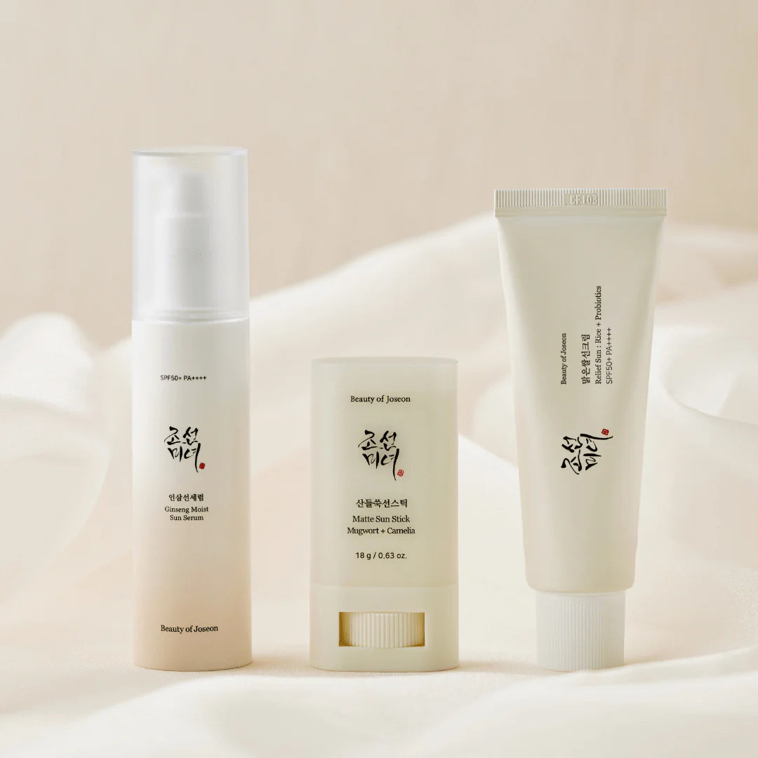 Beauty of Joseon Sun Trio [Relief Sun + Matte Sun Stick + Sun Serum]